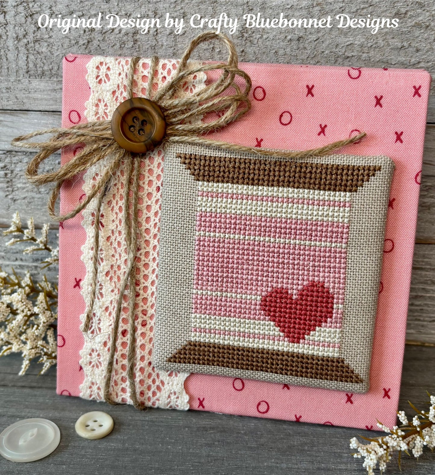 Heart with Stripes Spool