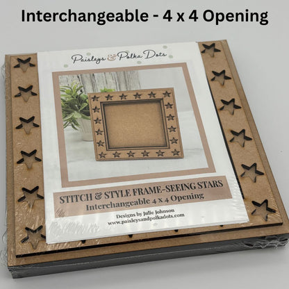 Stitch & Style Finishing Frames - Seeing Stars (Original and Interchangeable Options)