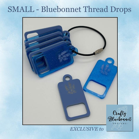 Bluebonnet Acrylic Thread Drops (EXCLUSIVE and available in two sizes)