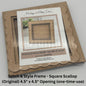 Stitch & Style Finishing Frames - Square Scallop (Original and Interchangeable Options)
