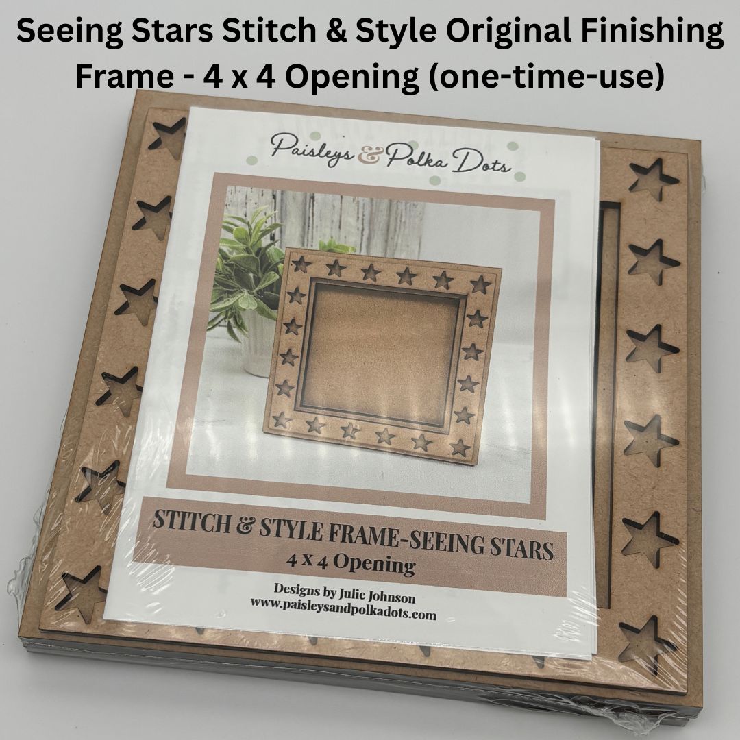 Stitch & Style Finishing Frames - Seeing Stars (Original and Interchangeable Options)
