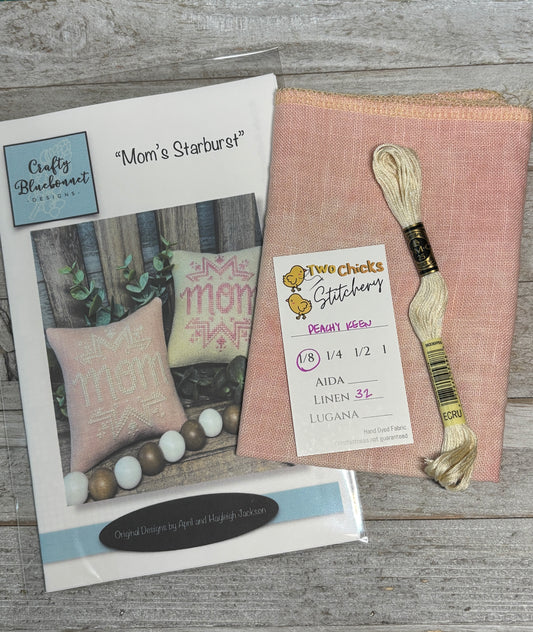 Mom's Starburst (LINEN/DMC KIT)