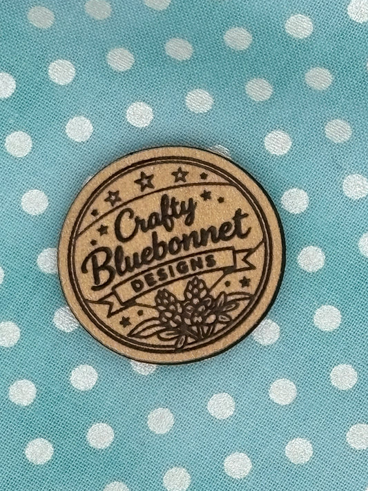 Crafty Bluebonnet Designs Exclusive TruFlat Maple Wood Needle Minder