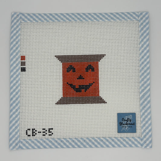 Jack-O-Lantern Spool by Crafty Bluebonnet Designs - (13 Mesh)