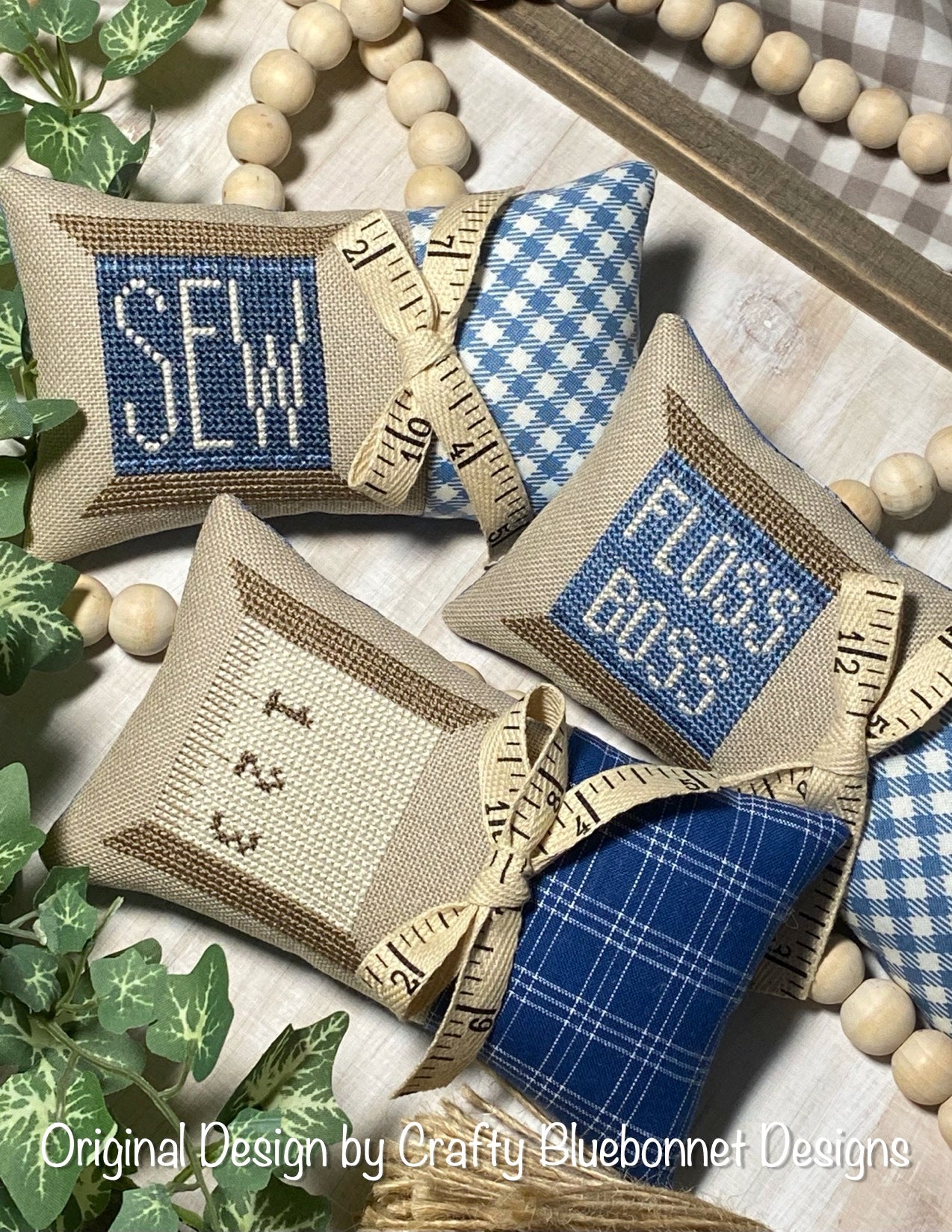 Sewing Spool Trio (SET ONE) – Crafty Bluebonnet Designs