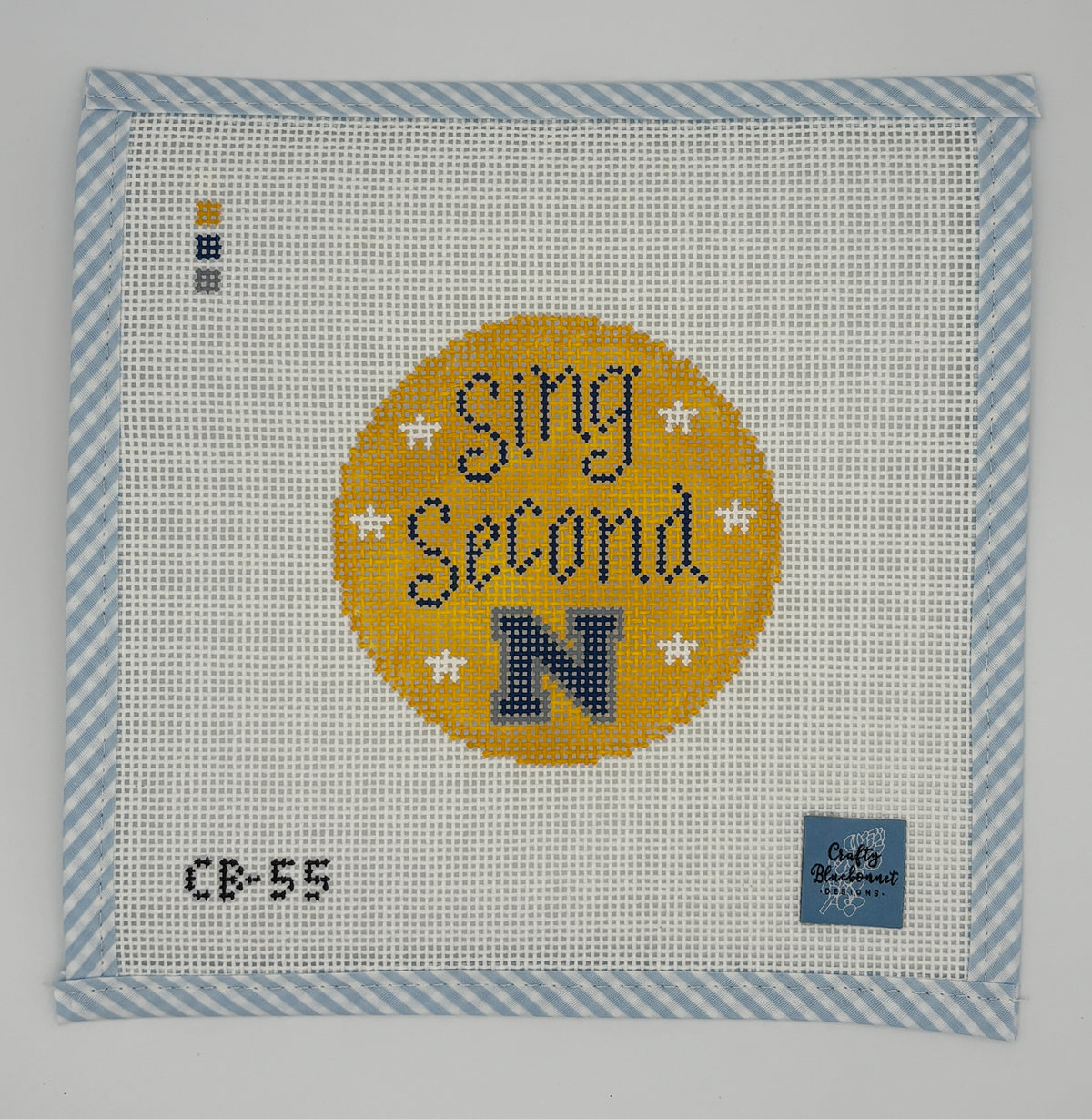 Sing Second Gold Ornament by Crafty Bluebonnet Designs - (13 Mesh) - EXCLUSIVE