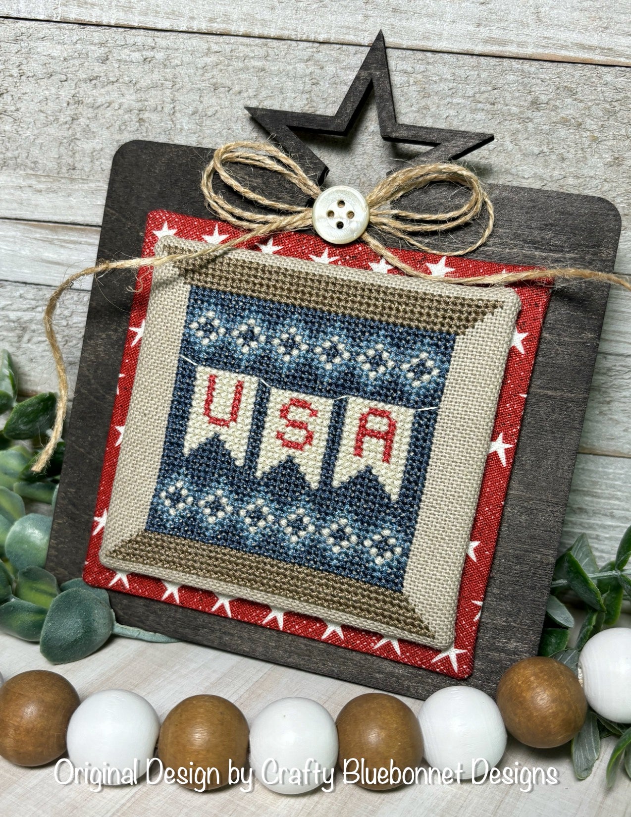 USA Banner Spool – Crafty Bluebonnet Designs