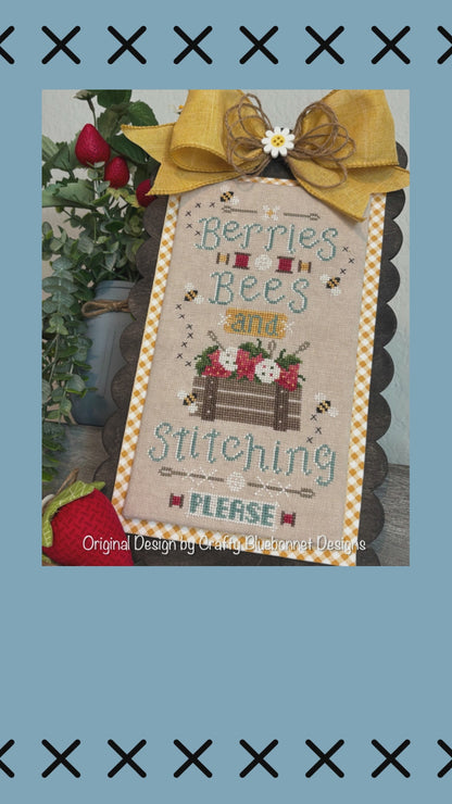 Berries, Bees and Stitching Please